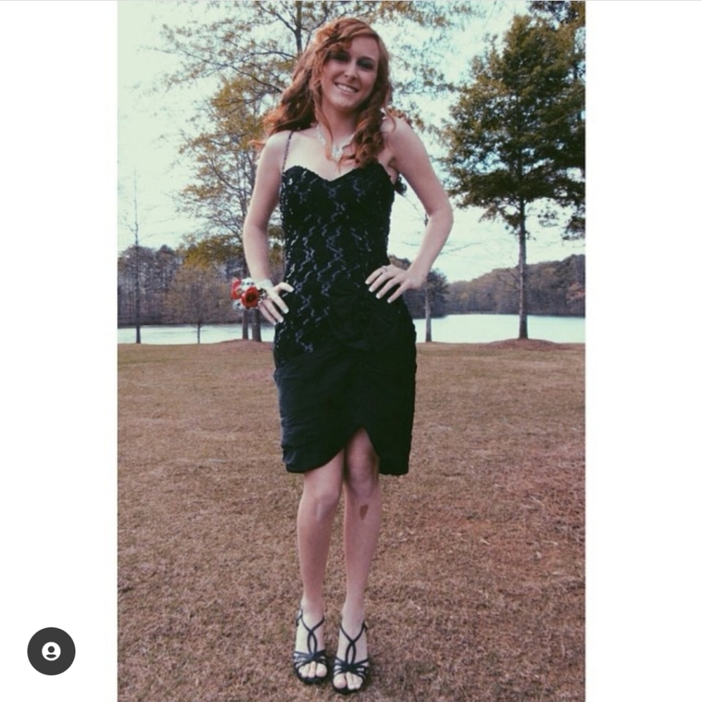 Vintage Sequin/Satin Dress